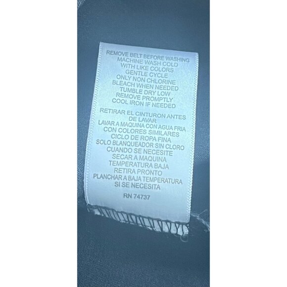 Shelby & Palmer Womens Short Sleeve Black & White Peplum Dress Size 12 - Picture 11 of 13